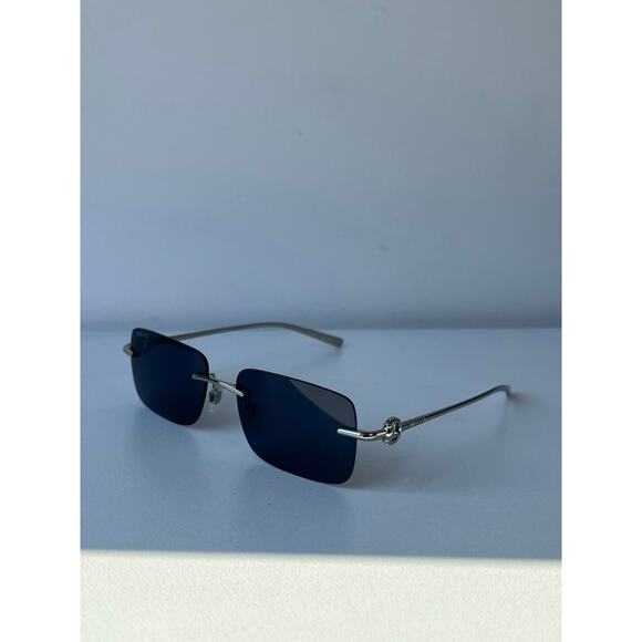 NEW Gucci GG1703S Silver Rimless Unisex Sunglasses $625 - Picture 5 of 9
